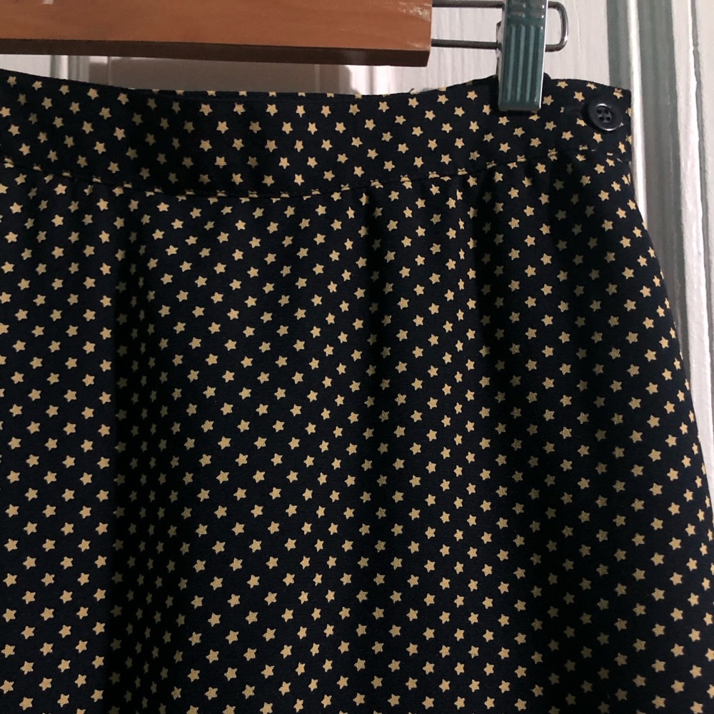 Vintage Leslie Fay Suits Star Maxi Skirt